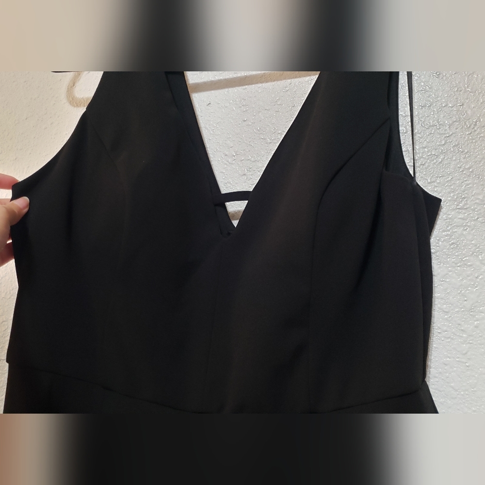 City Triangles, black dress sleeveless with padding, mini, size 15 - Picture 6 of 7